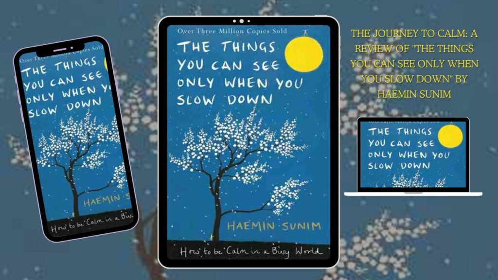 The Journey to Calm: A Review of "The Things You Can See Only When You Slow Down" by Haemin Sunim